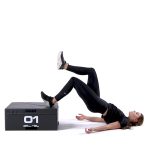 Glute Bridge with Plyometric Box