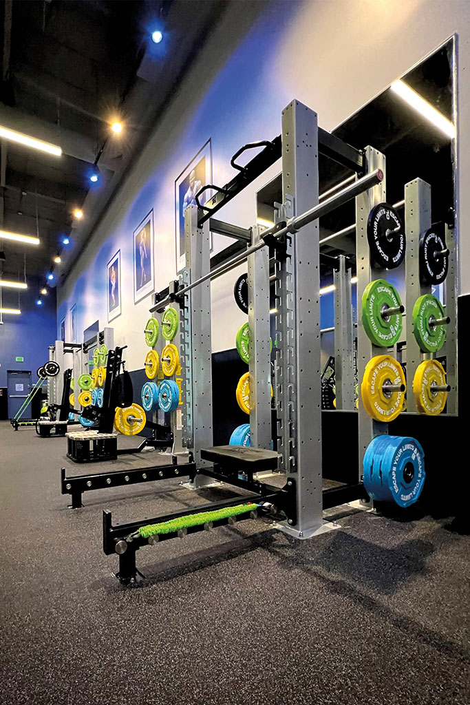 Golds Gym Design Close Up