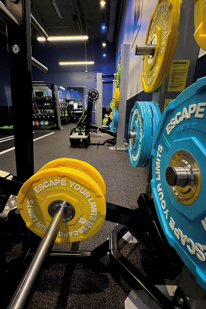 Golds Gym Design Close Up