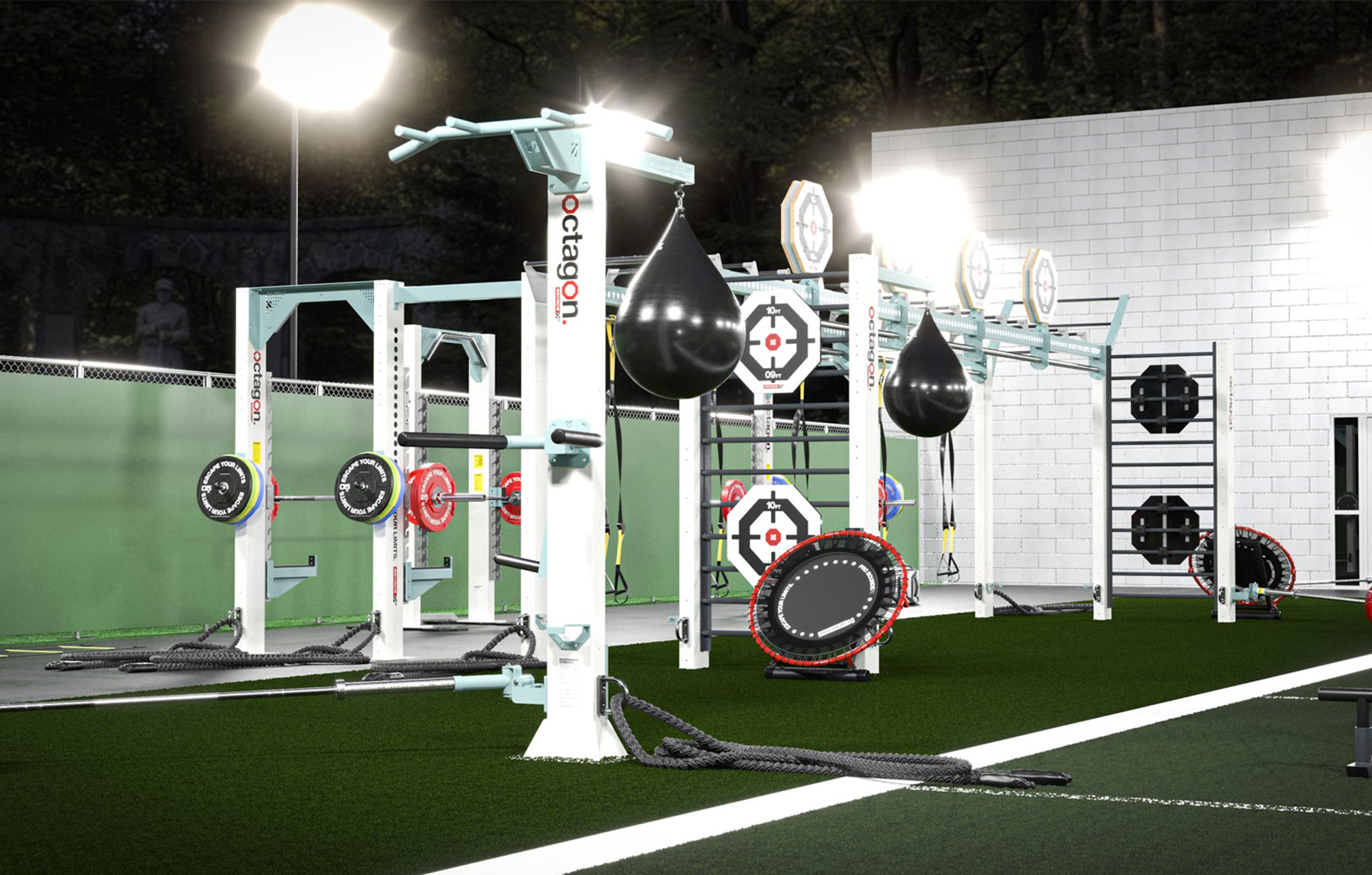 Escape Fitness outdoor gym design