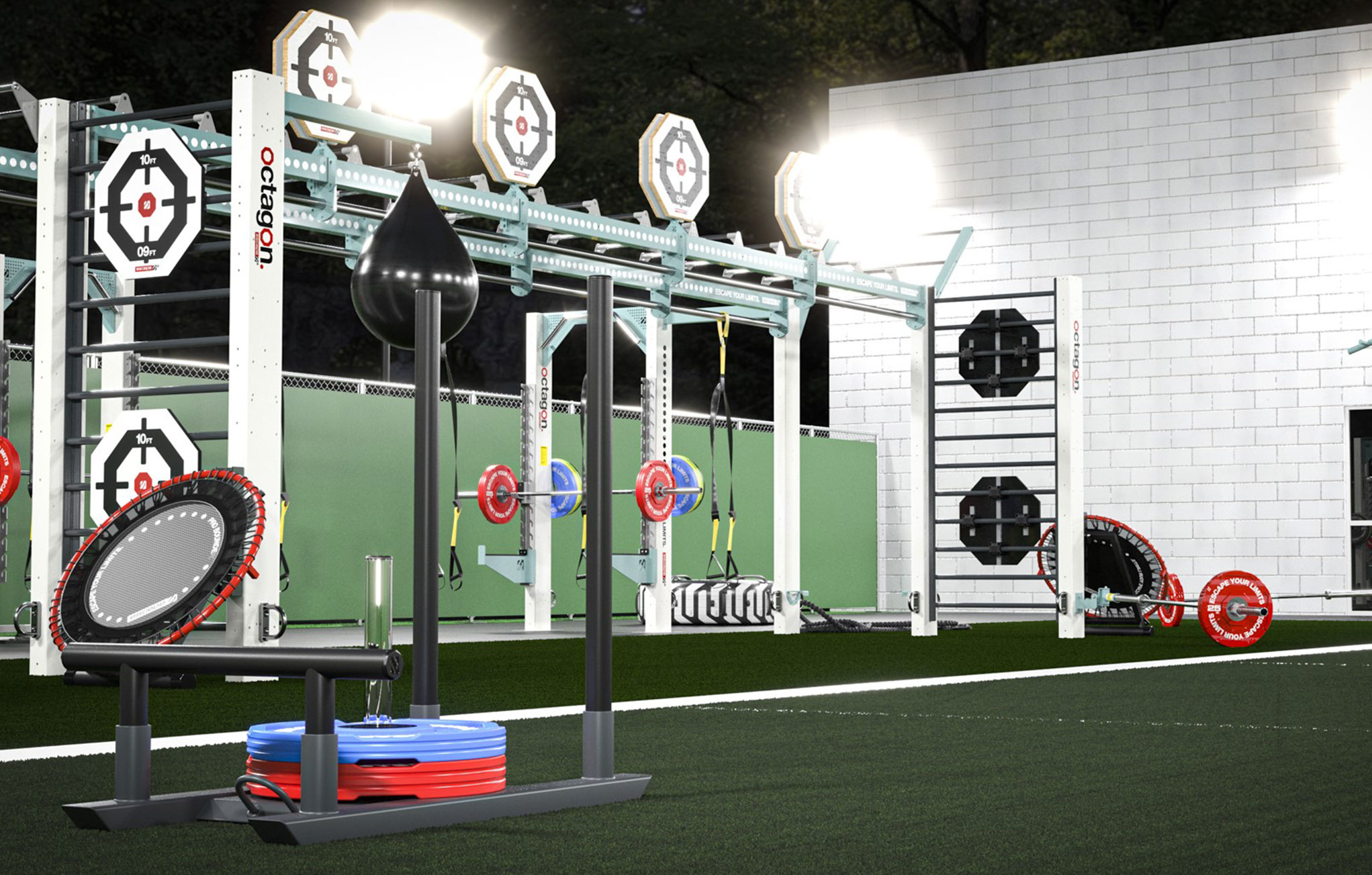 Escape Fitness outdoor gym design