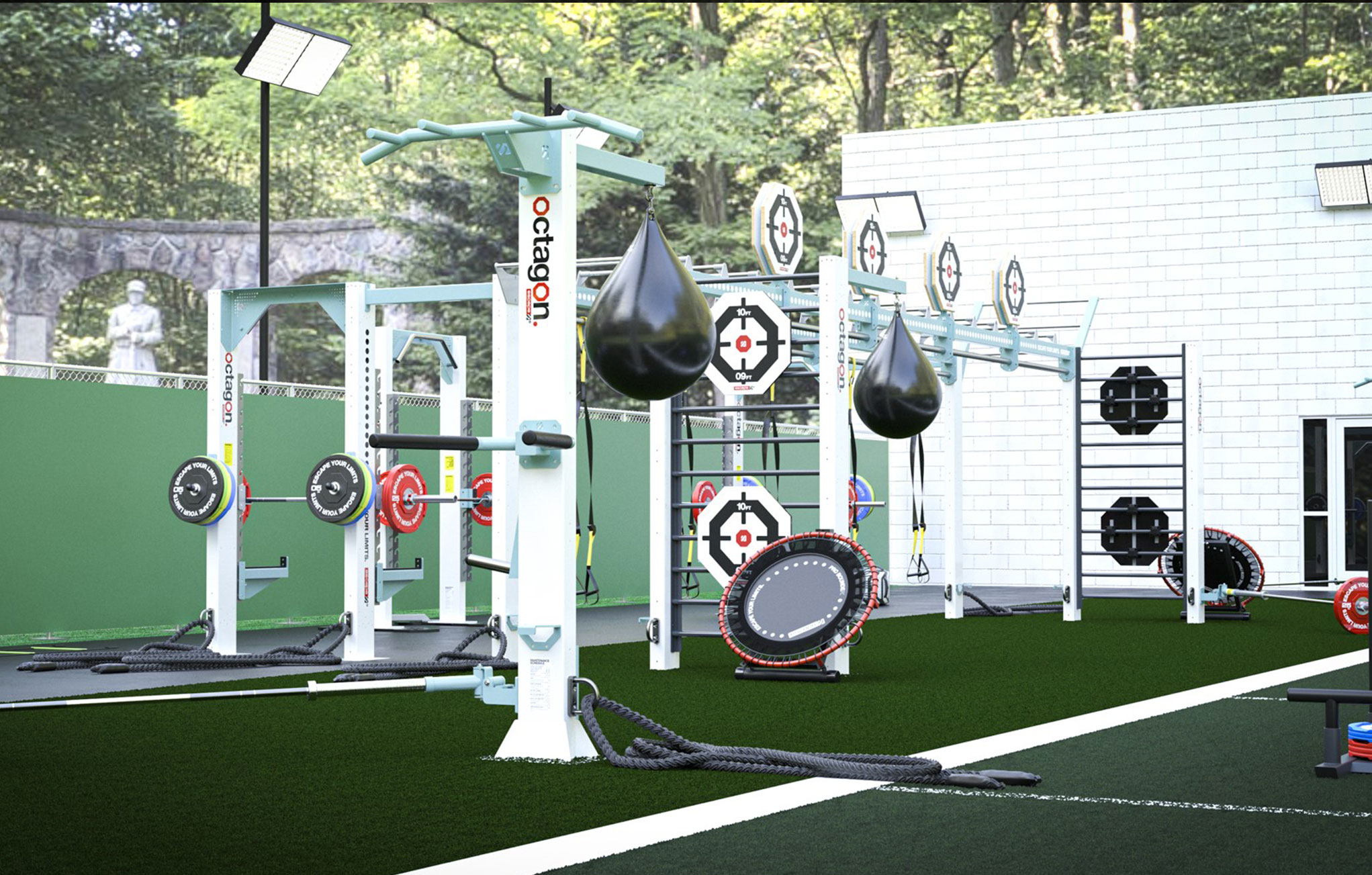 Escape Fitness outdoor gym design
