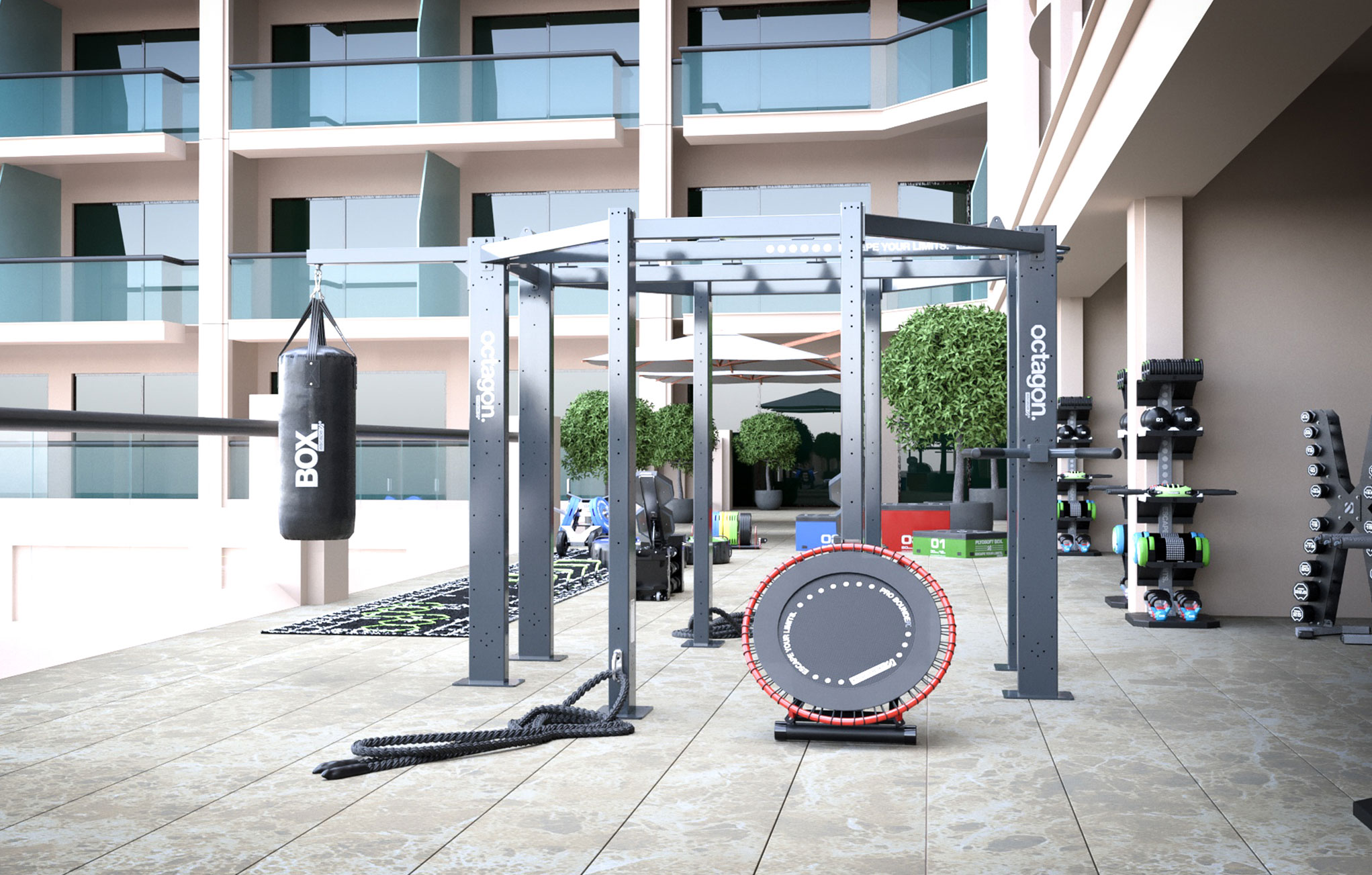 Escape Fitness outdoor gym design