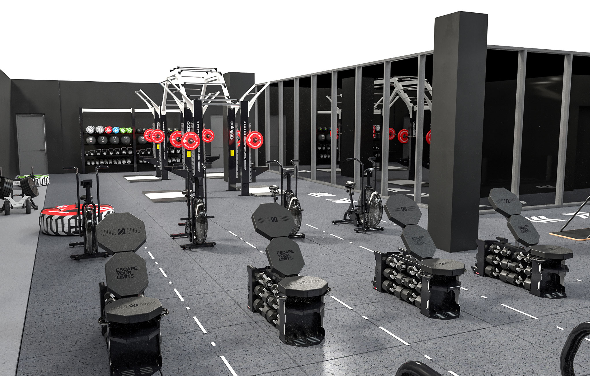 Escape Fitness Gym design