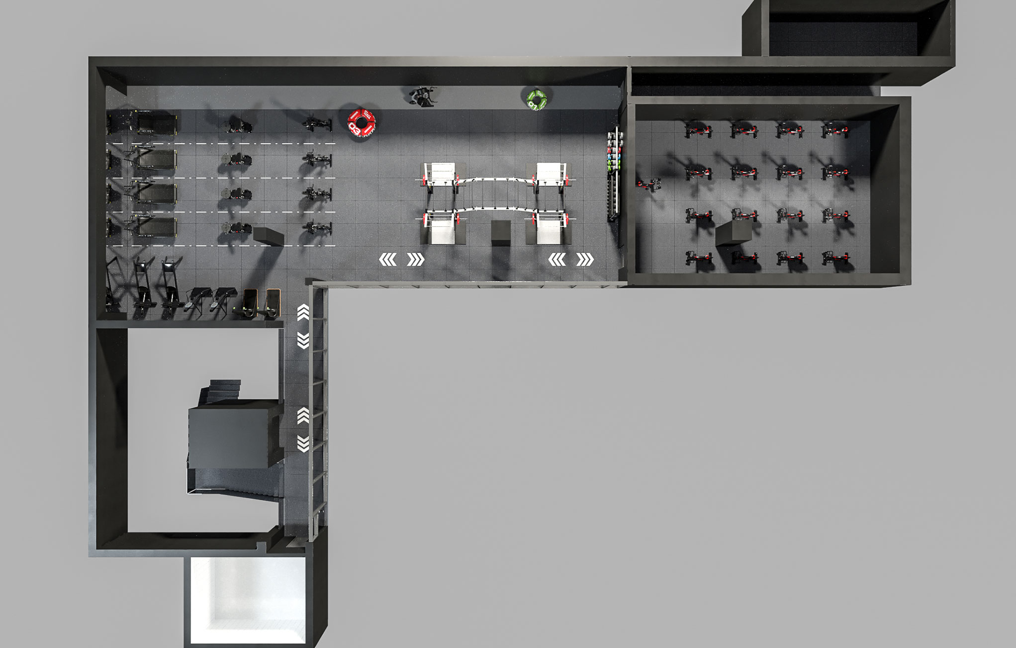 Escape Fitness Gym design