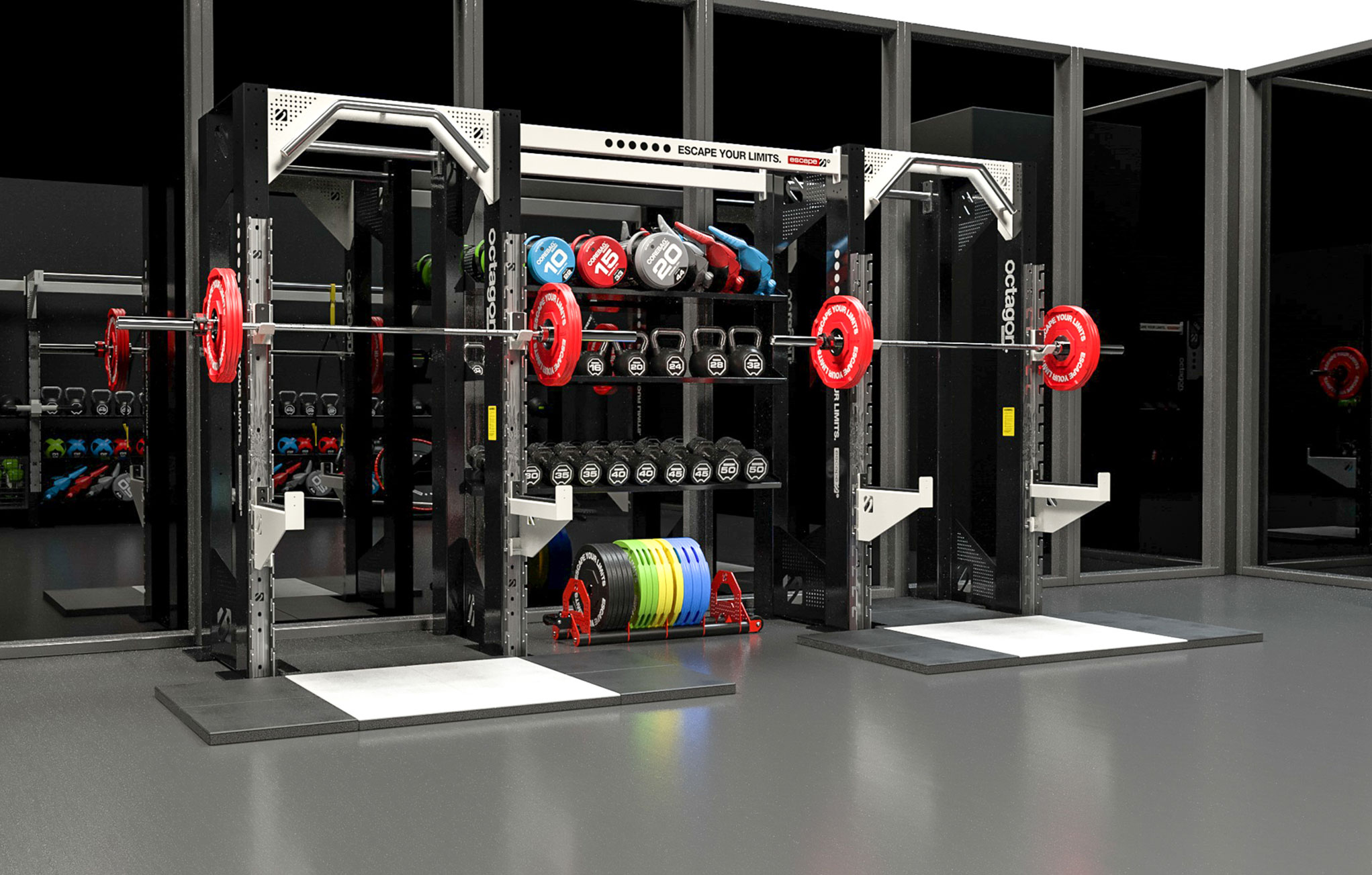 Escape fitness gym design