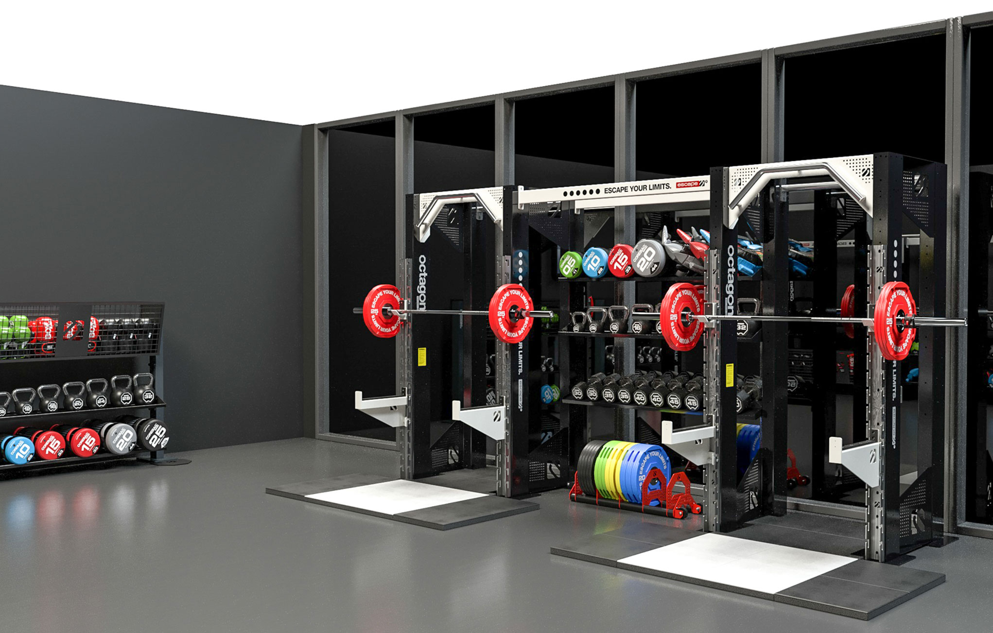 Escape fitness gym design