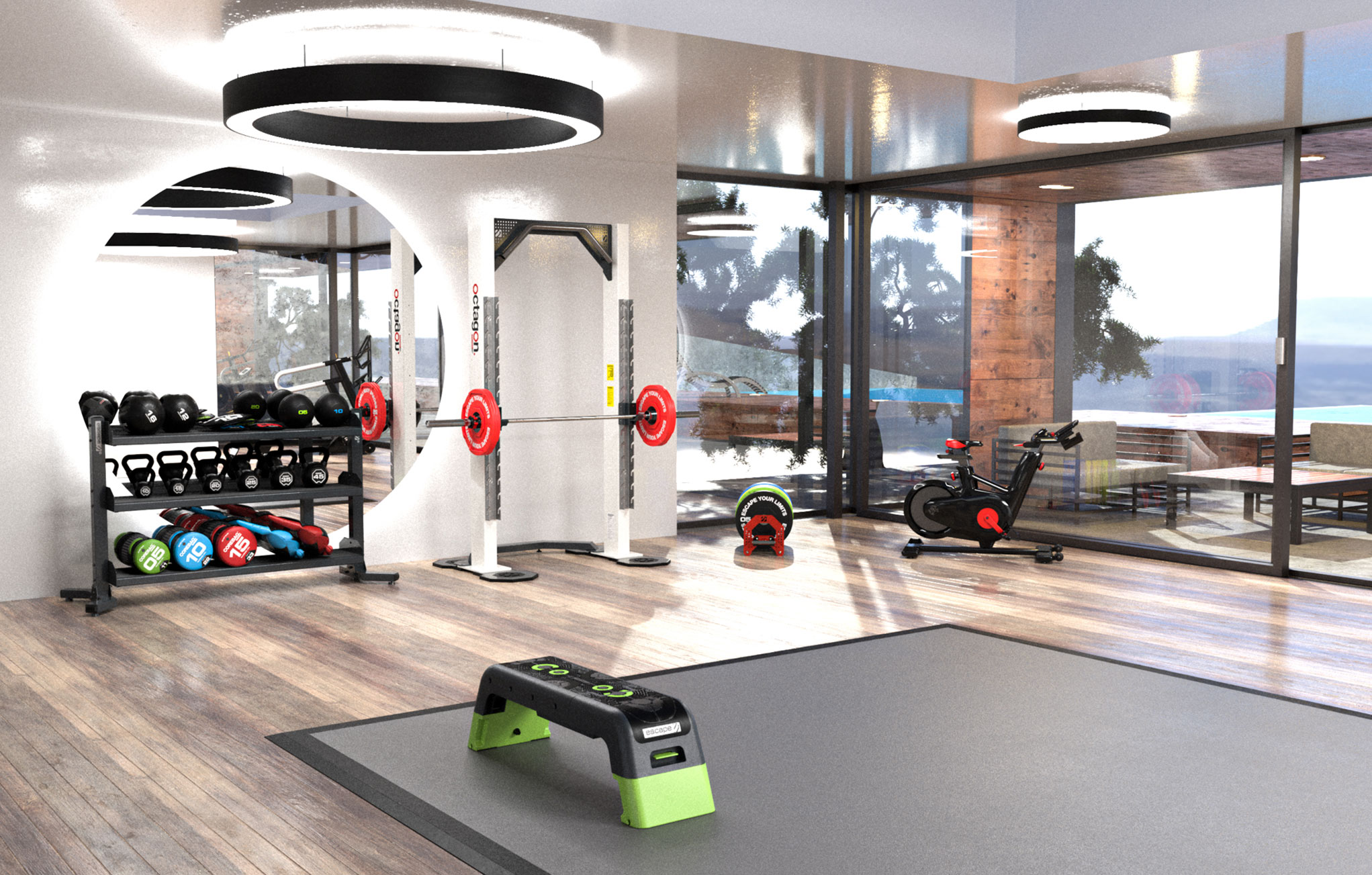 Escape Fitness home gym design