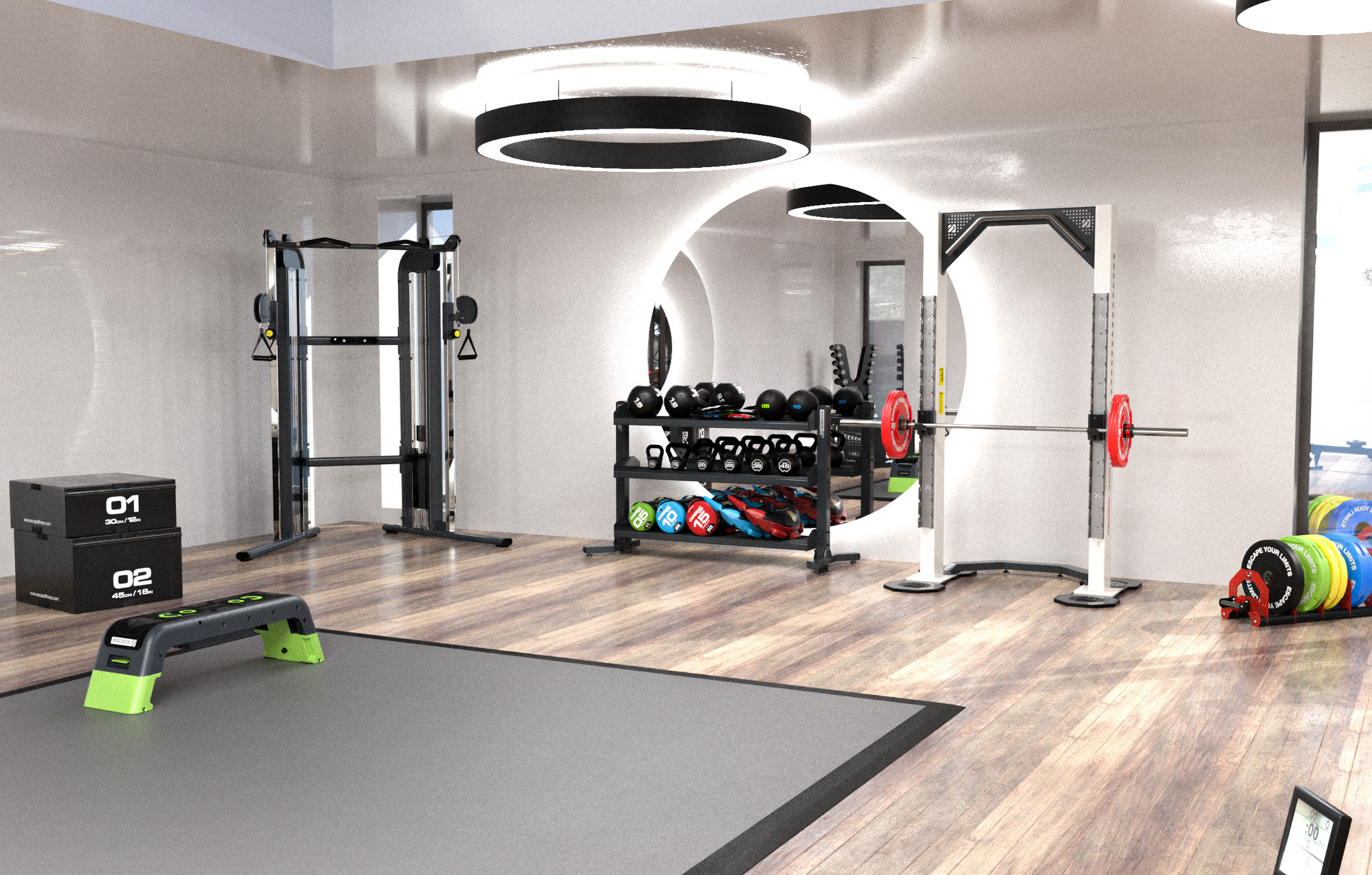 Escape Fitness home gym design