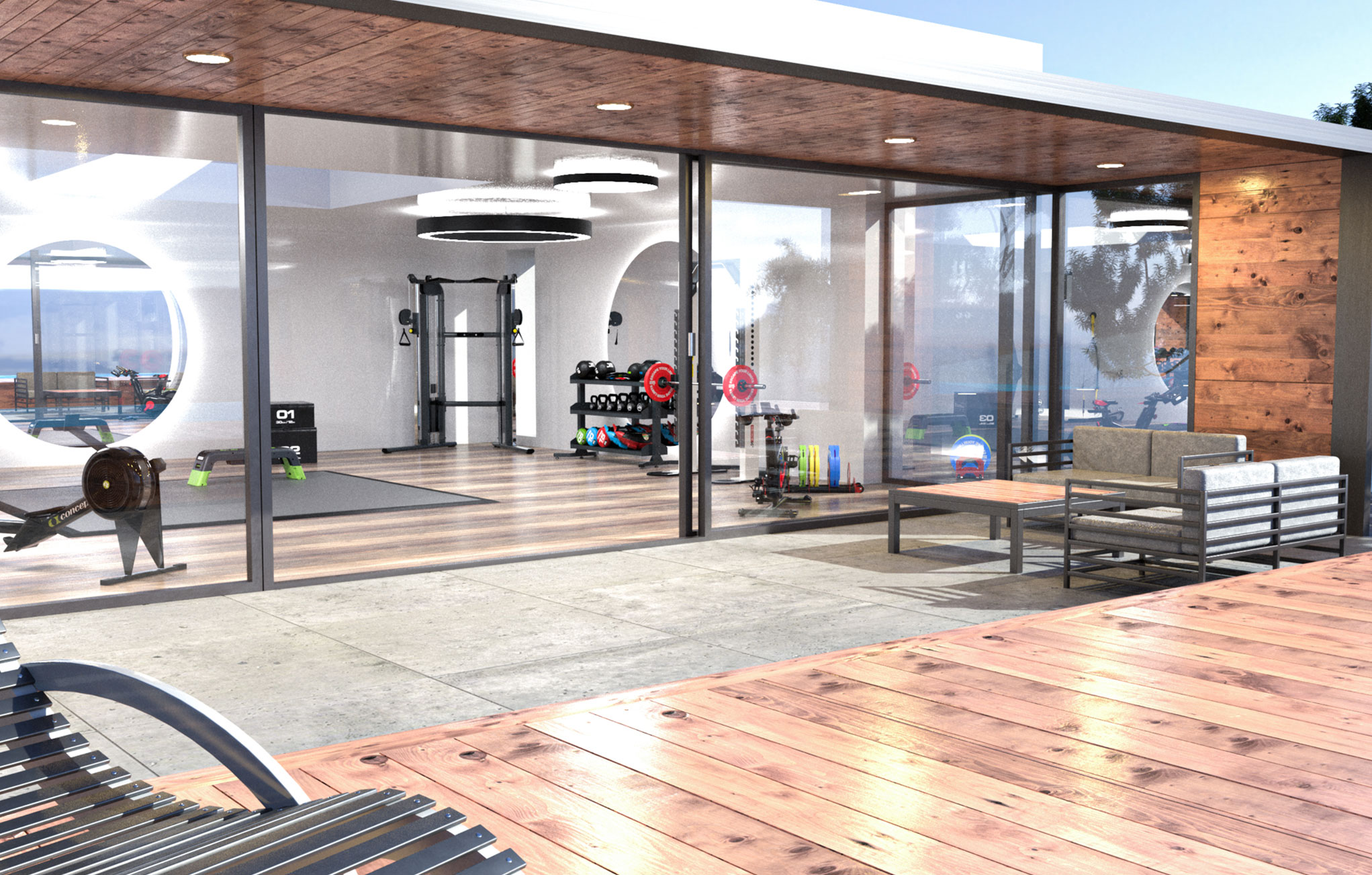 Escape Fitness home gym design