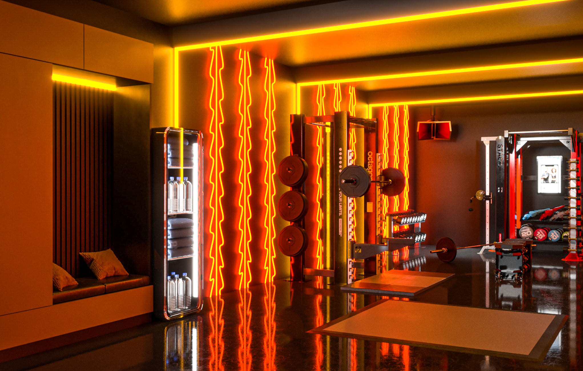 Escape Fitness personal pod design