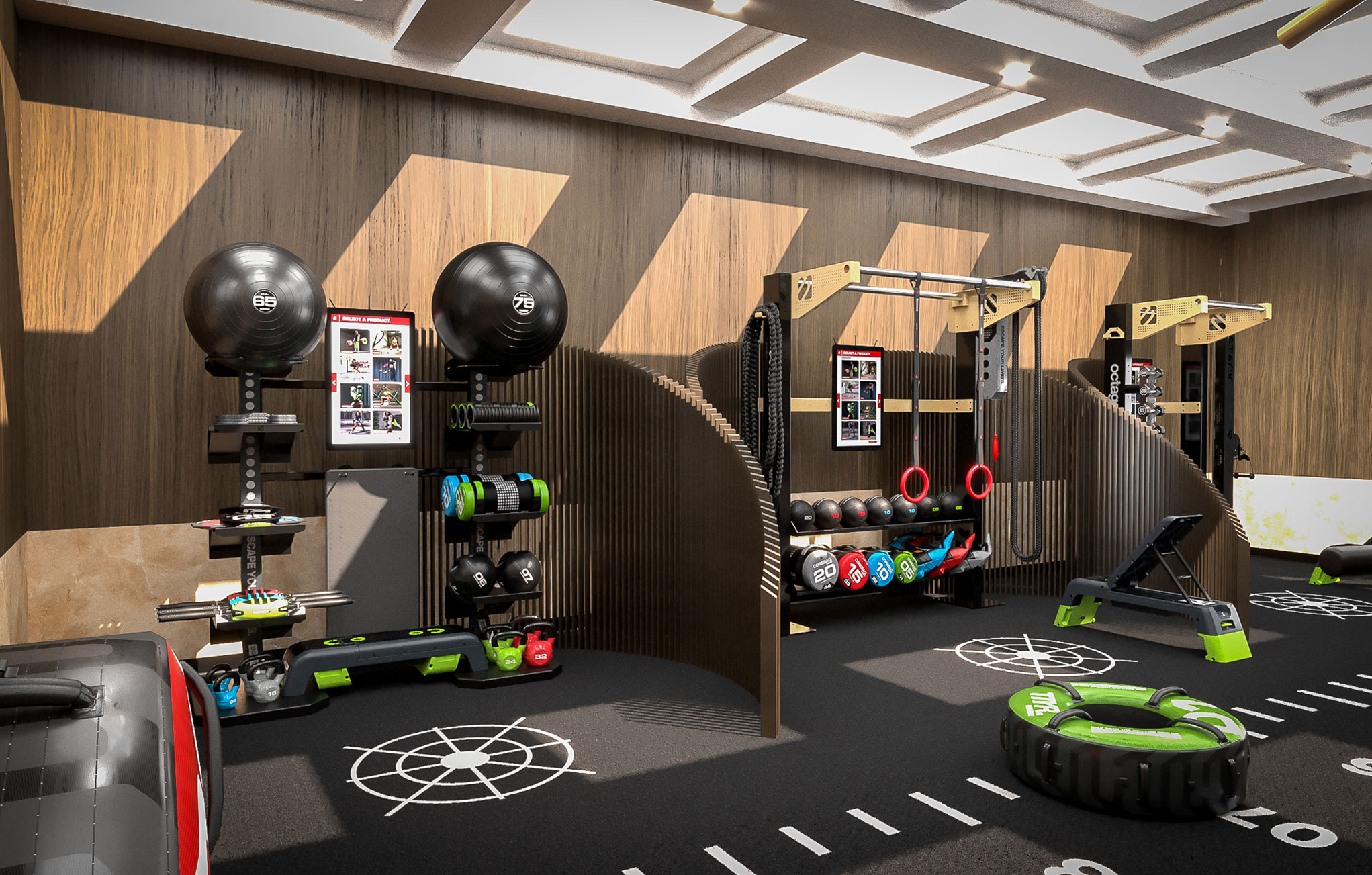 Escape Fitness gym design