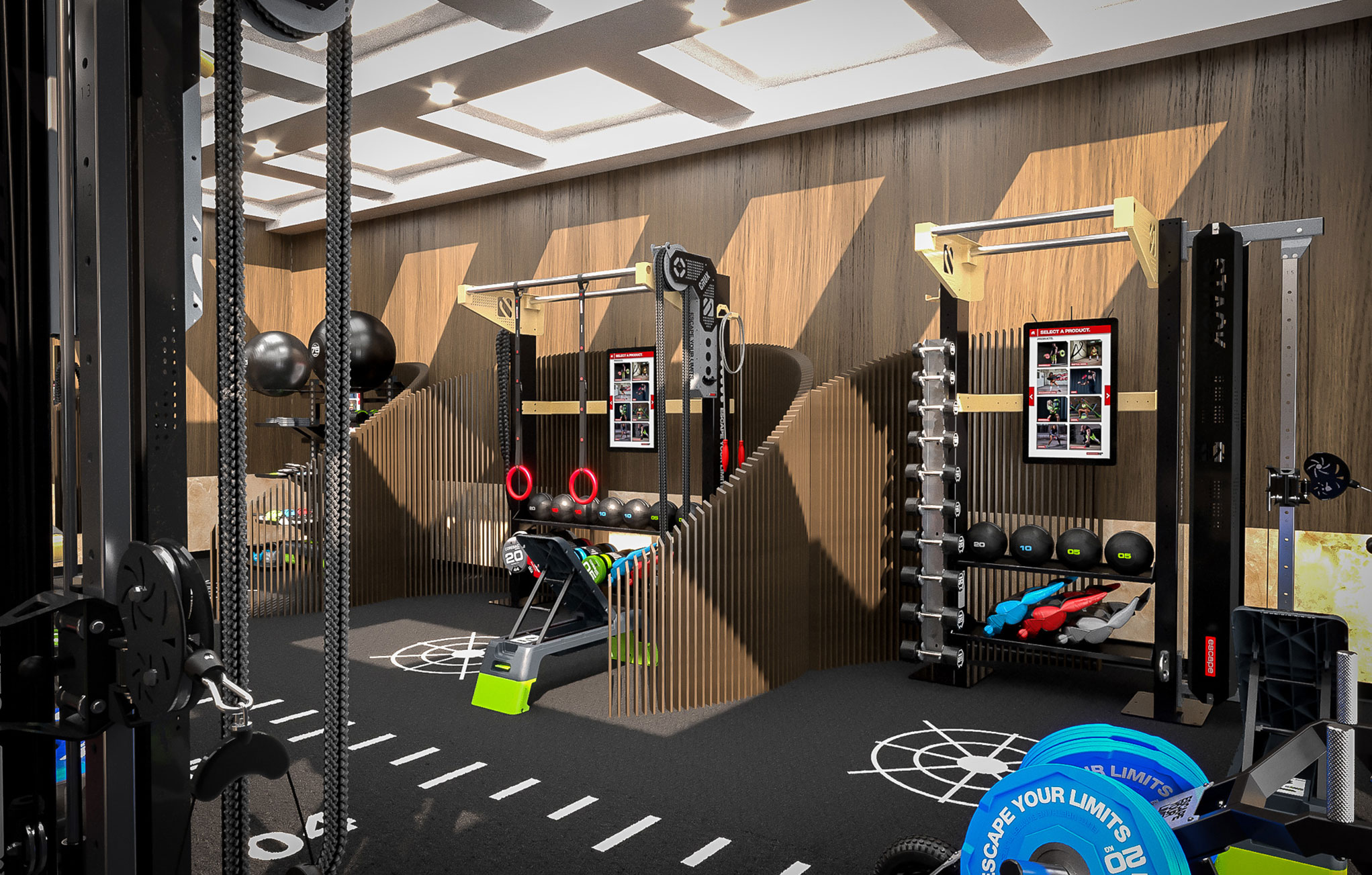 Escape Fitness gym design