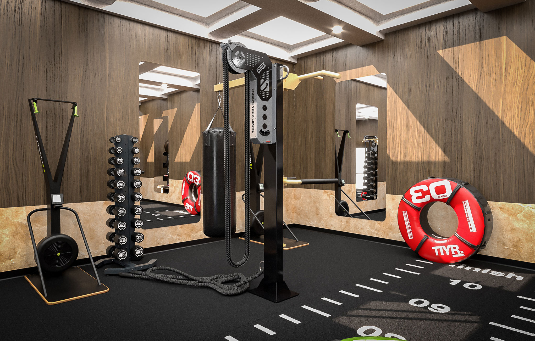 Escape Fitness gym design