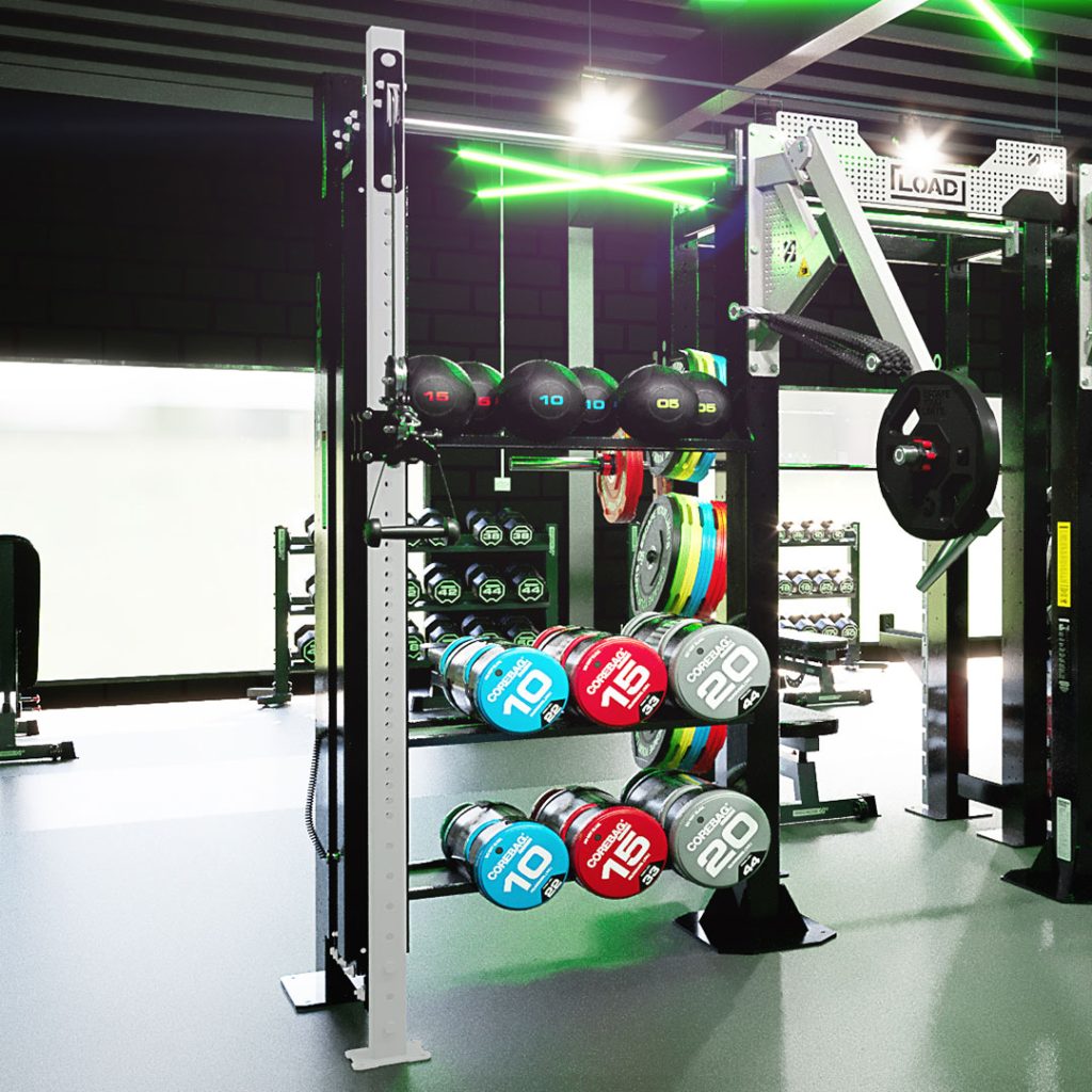 Cable Stack in Gym