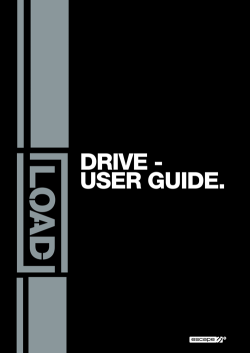 LOAD – Drive – User guide cover
